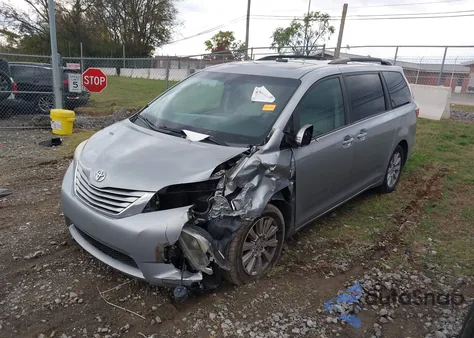 2017 Toyota Sienna Limited Premium 7 Passenger из США, поврежденный, VIN 5TDDZ3DC9HS152414